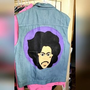 NEW! PRINCE ~"THE SYMBOL"~ Denim Vest! (2XL). Unisex